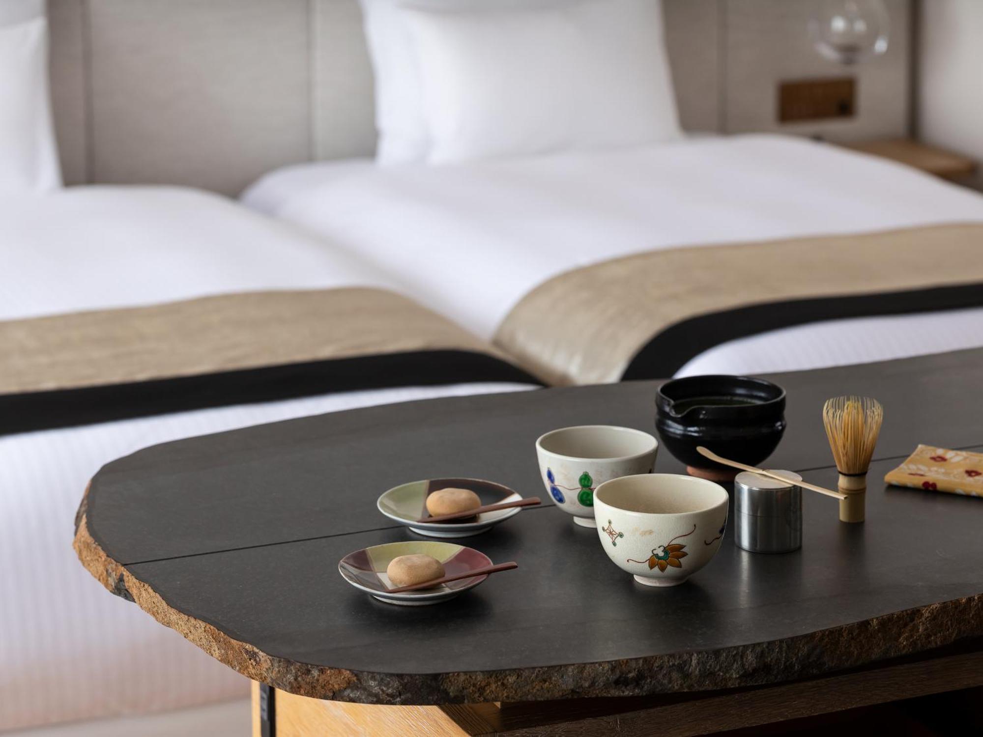 Hotel The Celestine Kyoto Gion Exterior photo A tea set